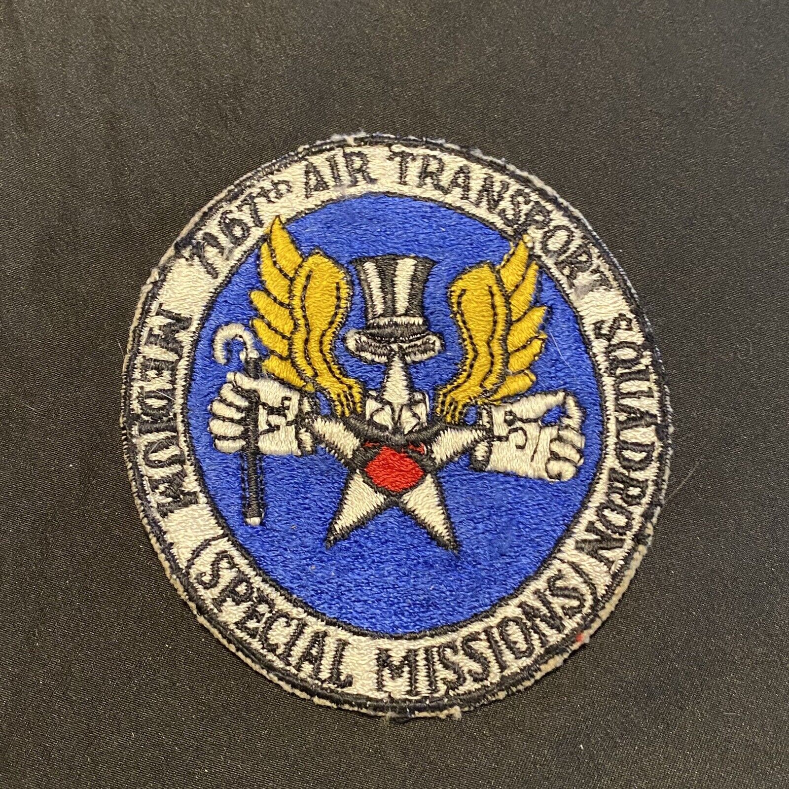 Original 7167th Air Transport Squad Patch Vietnam War Special Missions