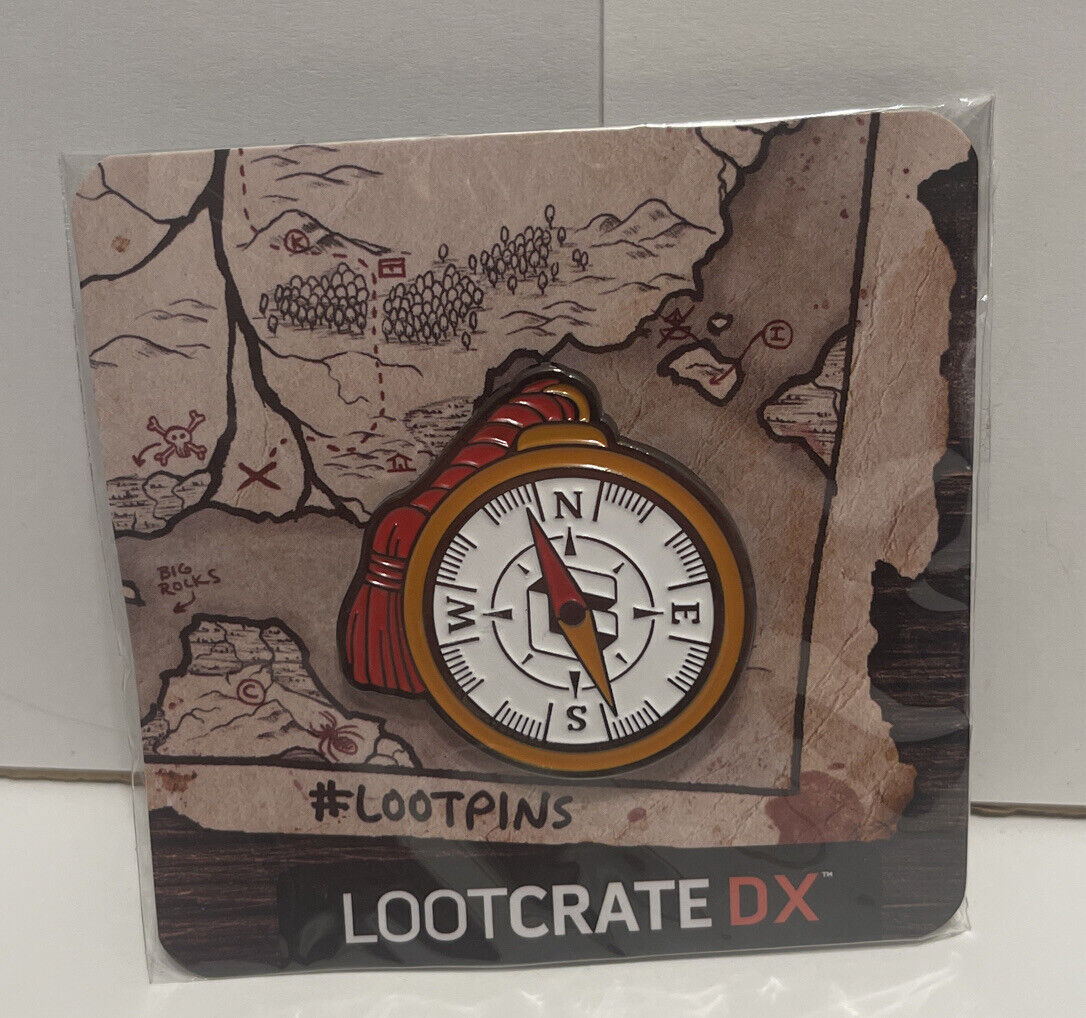 Compass Voyage Steampunk Pirate Classic Loot Crate DX Box Exclusive Enamel Pin