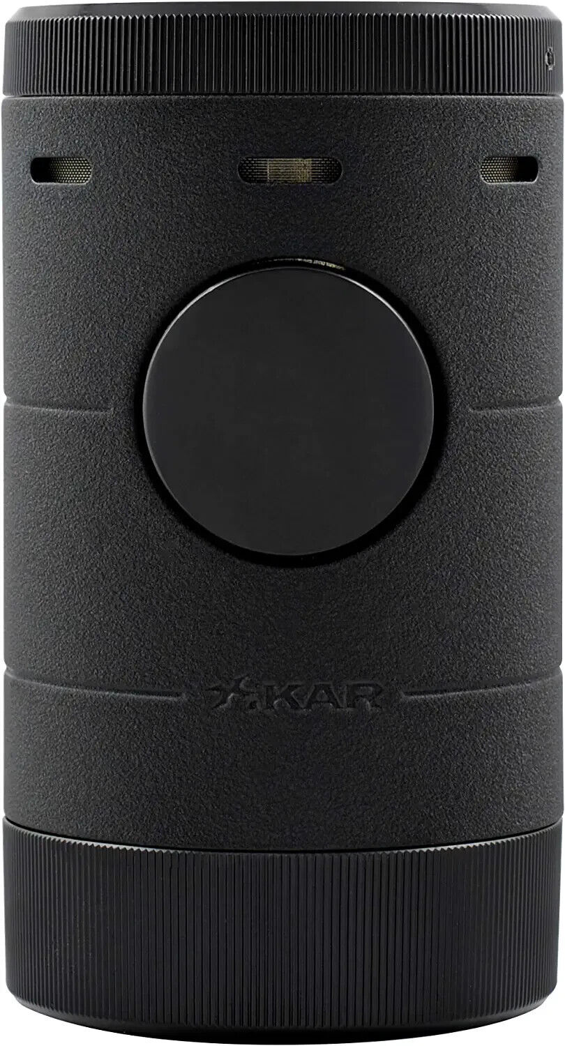 Xikar Volta Quad Flame Tabletop Lighter, High Performance, Black