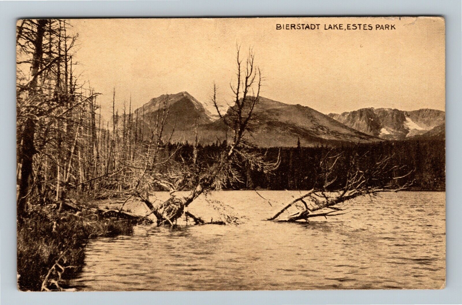 Estes Park, CO-Colorado, Bierstadt Lake, Vintage Postcard