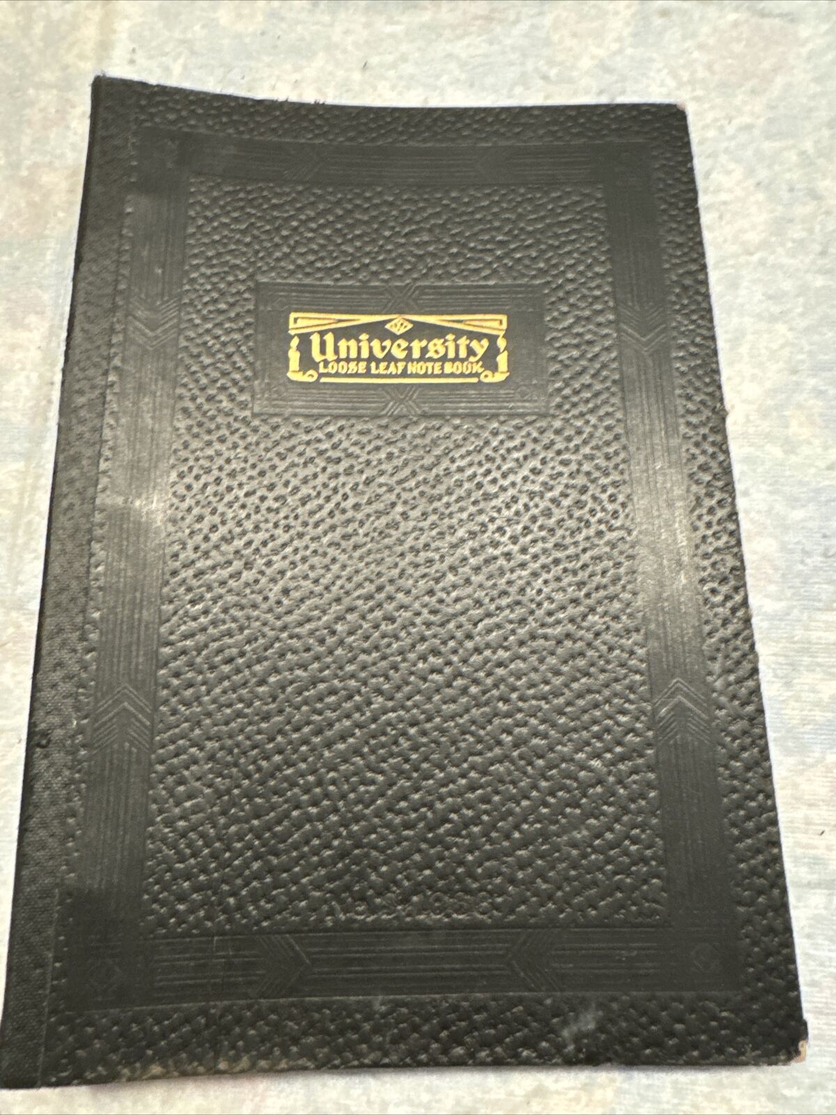 1933 1934 University Loose leaf notebook With Pages