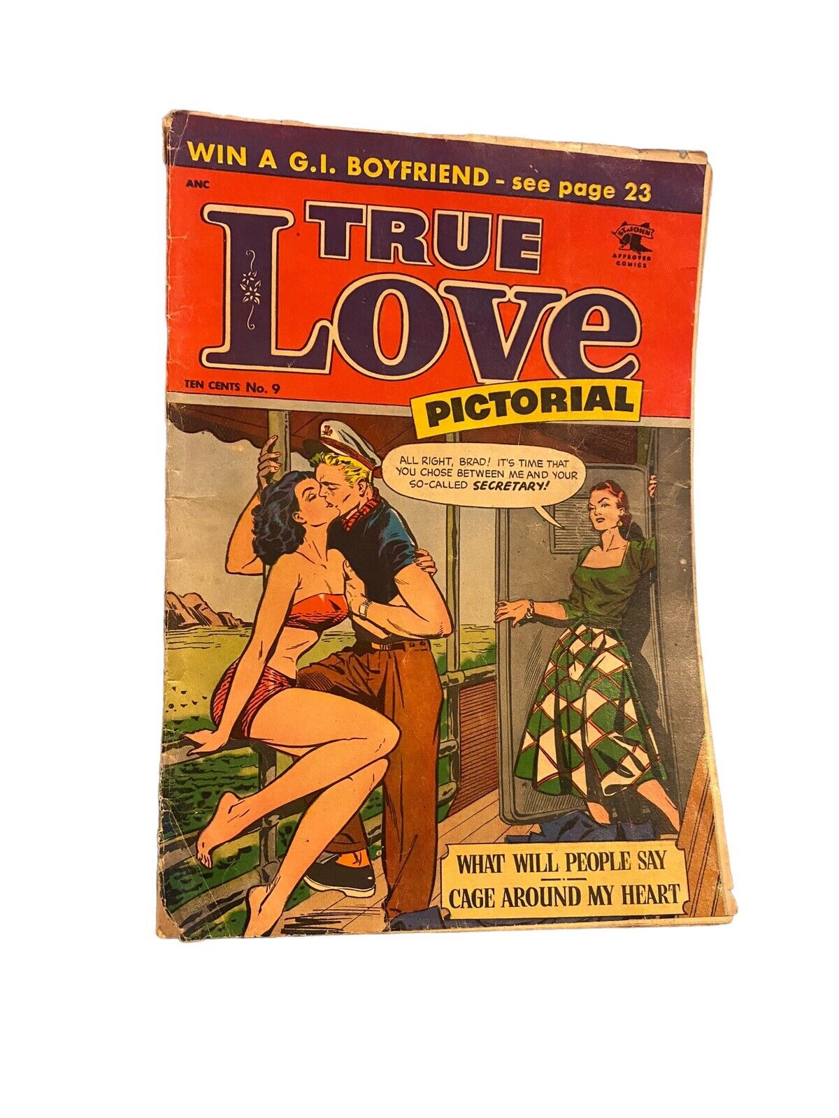 True Love Pictorial #9 (St John 1954) Matt Baker Cover And Story (Golden Age)
