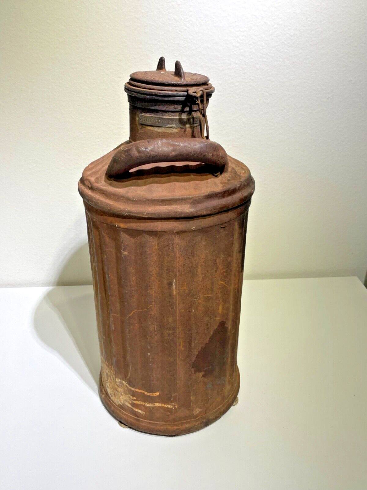 Antique SINCLAIR 5-Gallon Oil Can Gas Can | Cincinnati OHIO | Raw | Not Restored