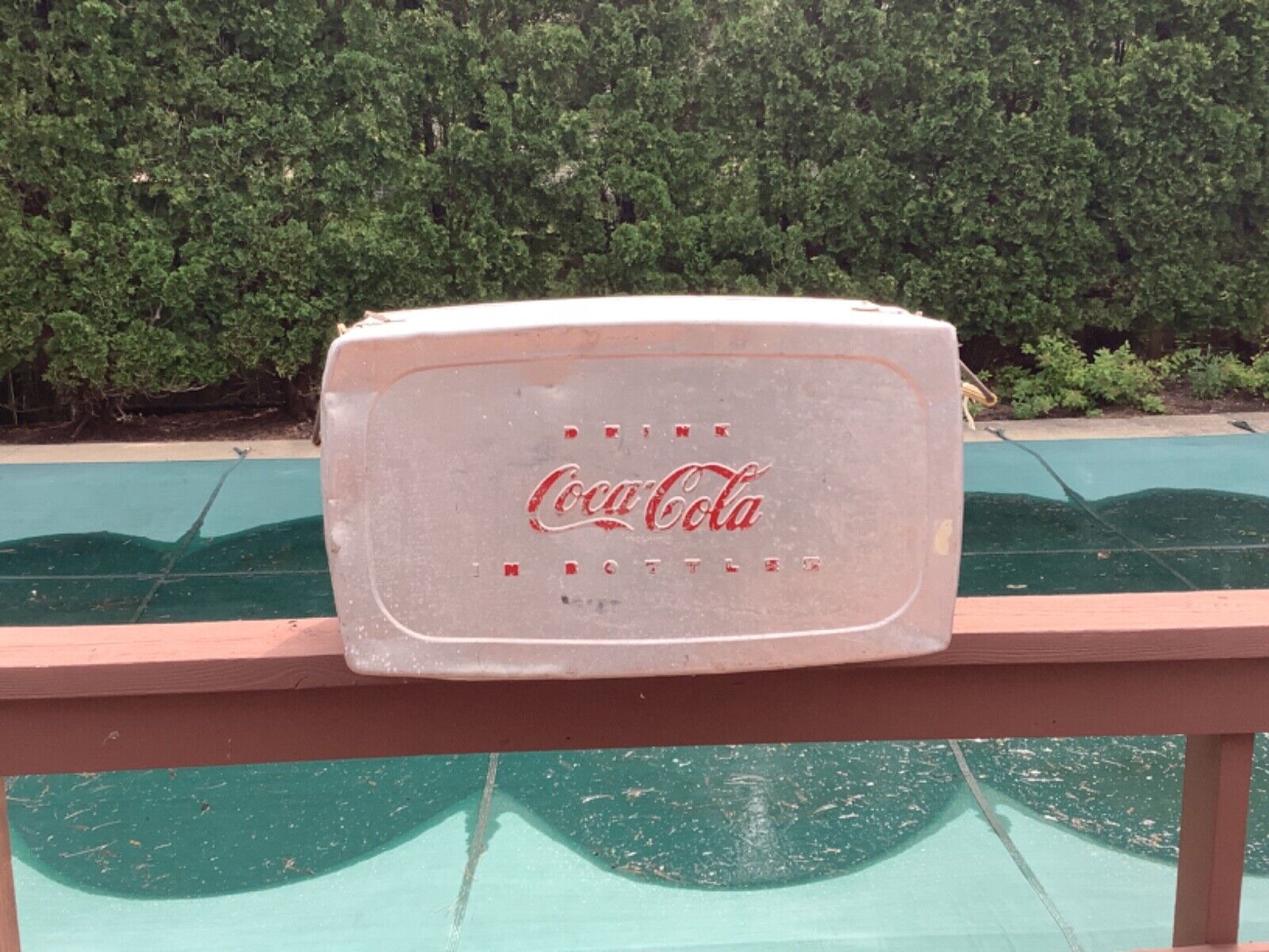 aluminum coca cola ice chest