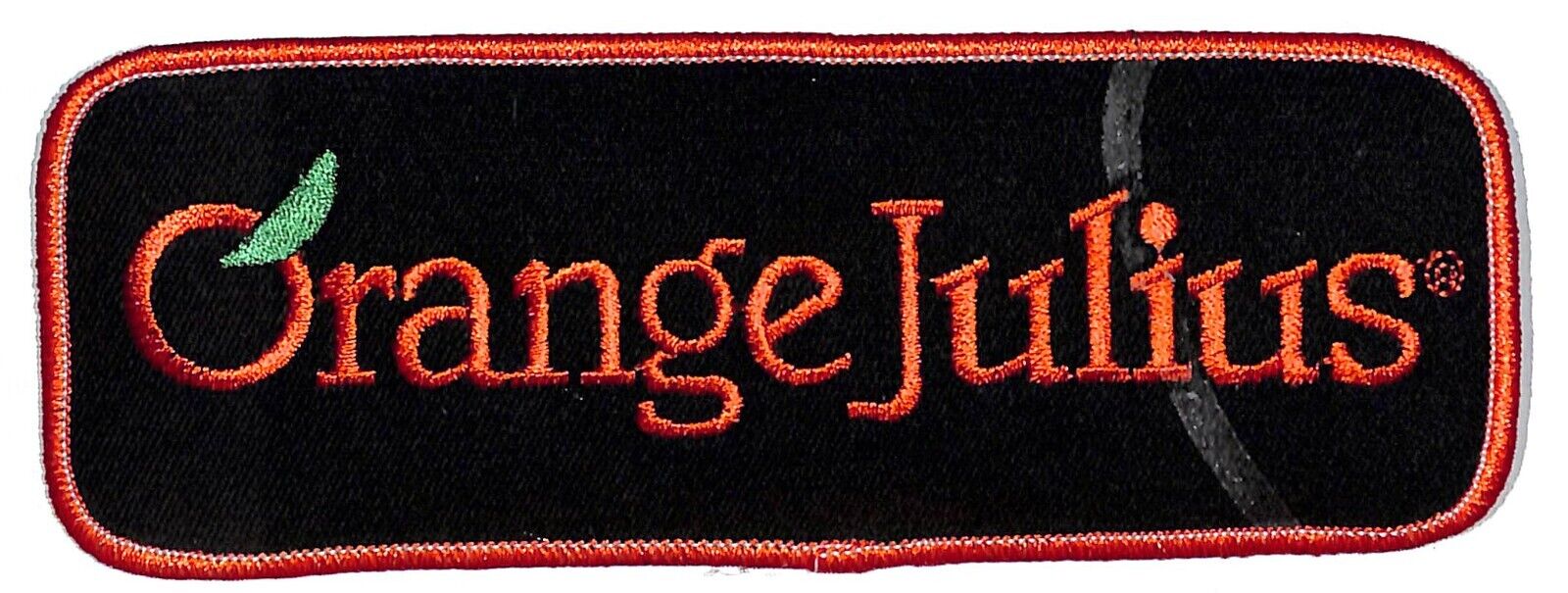 Orange Julius Drink Embroidered Soda Patch c1970\'s VGC Scarce