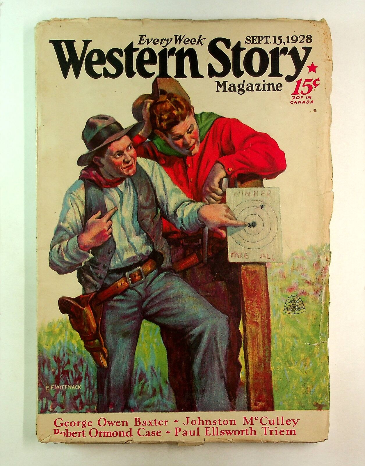 Western Story Magazine Pulp 1st Series Sep 15 1928 Vol. 81 #1 VG/FN 5.0