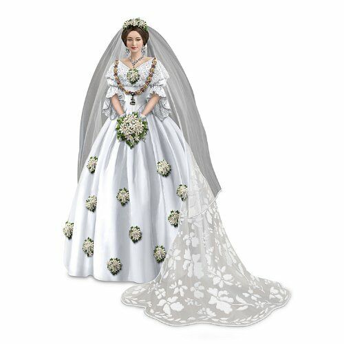 The Hamilton Collection The Royal Wedding of Queen Victoria Bridal Figurine