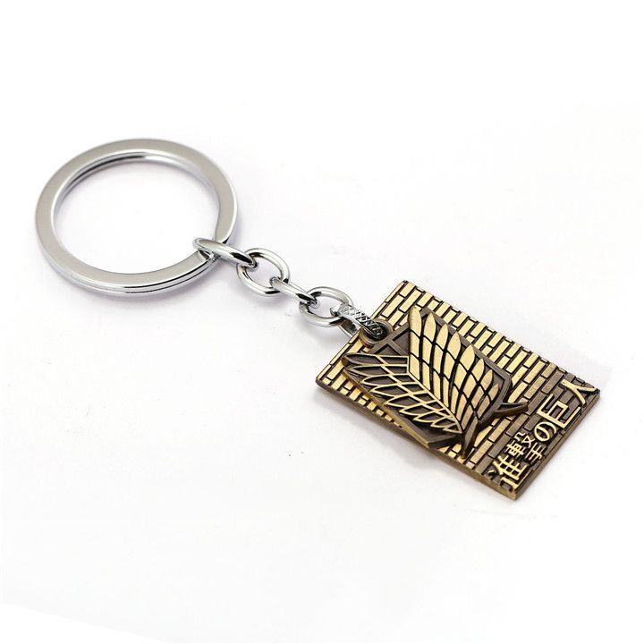 Unisex Key Chain Pendant Durable Zinc Alloy Fashionable Ring Holder Party Gift