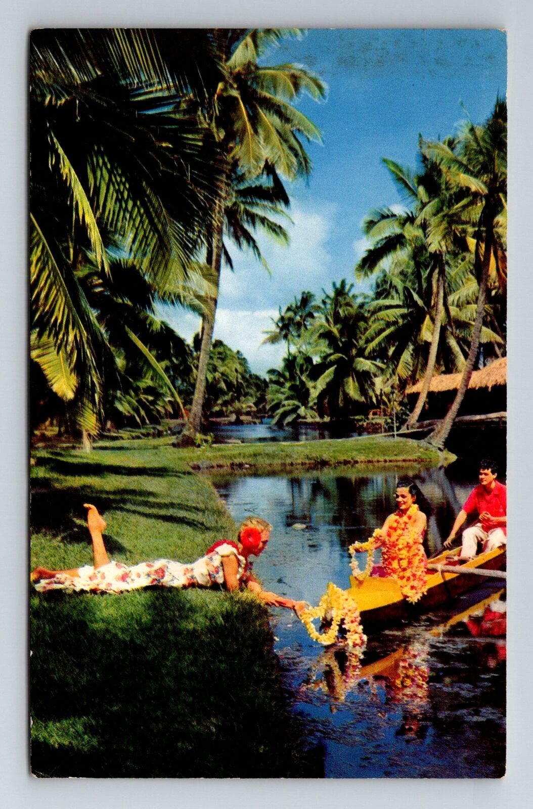 Kauai HI-Hawaii, Coco Palms Resort Hotel, Advertising, c1964 Vintage Postcard