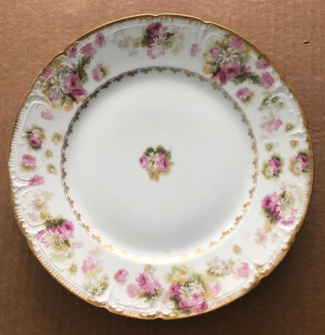 Gorgeous CH FIELD HAVILAND LIMOGES GDA France Porcelain Plate Zollinger Canton O