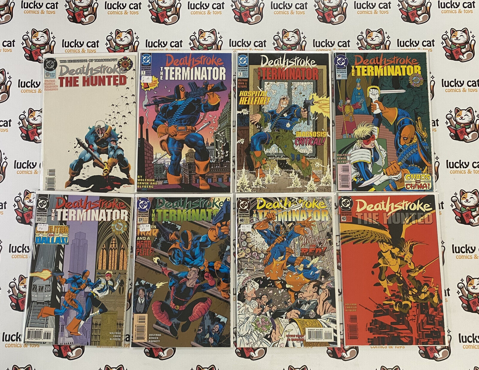 DEATHSTROKE THE TERMINATOR (1991) [DC Comics] #0-12, 17-57, 59 (54 book lot)