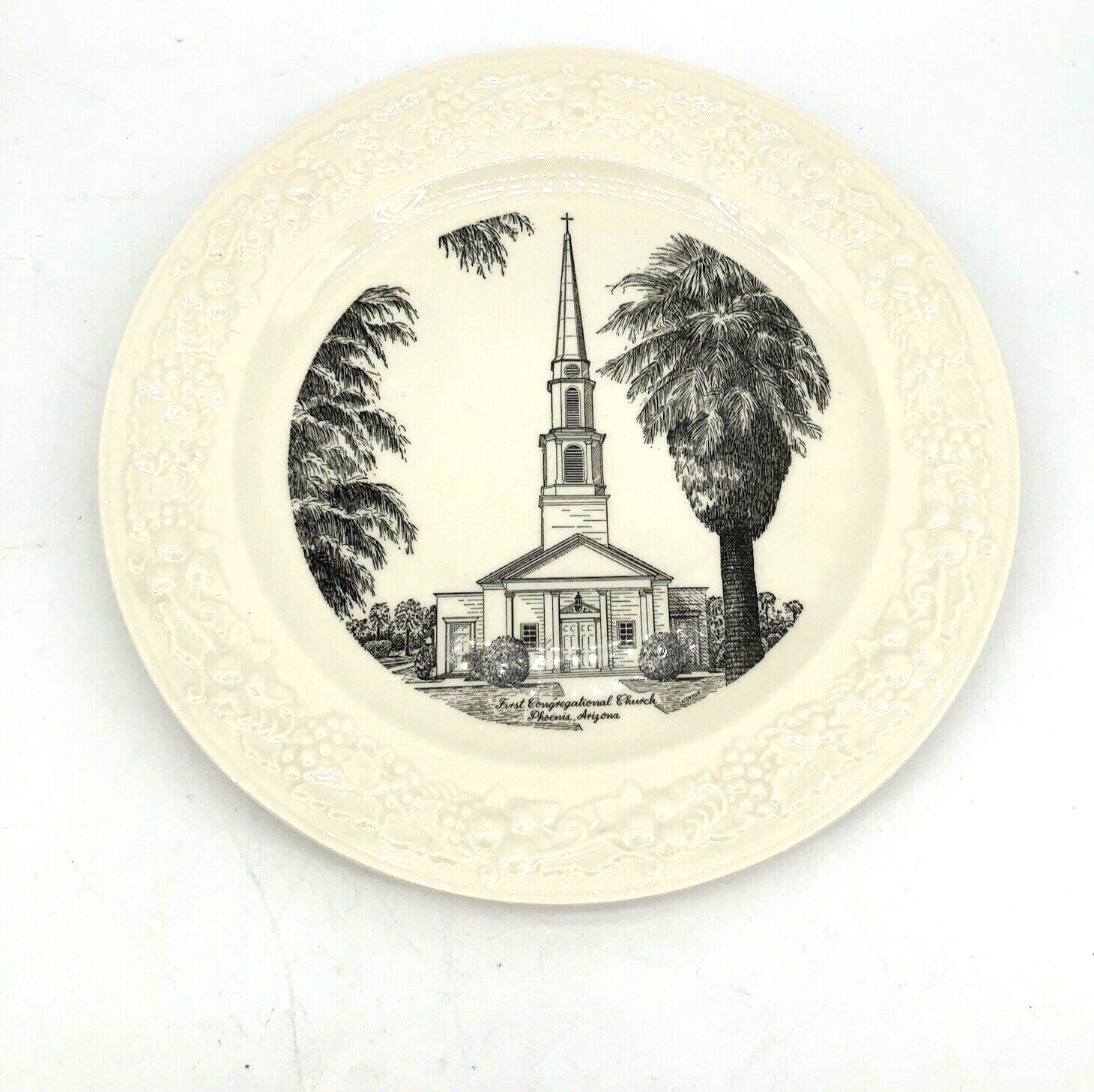Vintage First Reformed Church Pompton Plains, New Jersey Commemorative 10” Plate