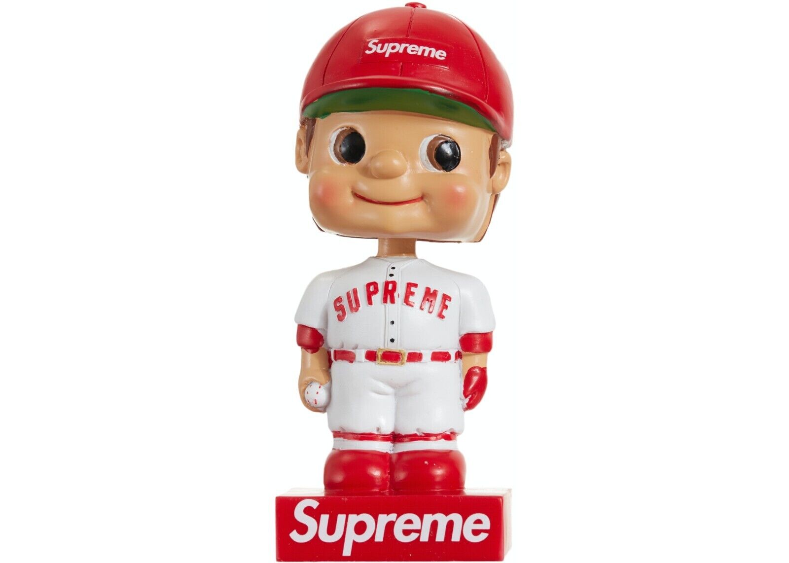 Supreme Bobblehead Figure Red - Brand New - Supreme Sticker Included