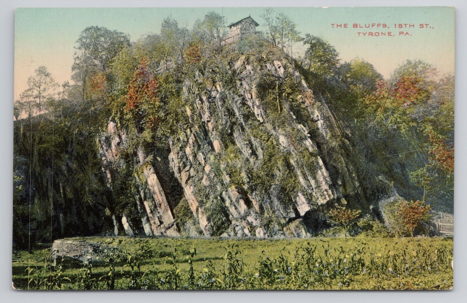 The Bluffs St Tyrone Pennsylvania c1910 Antique Postcard