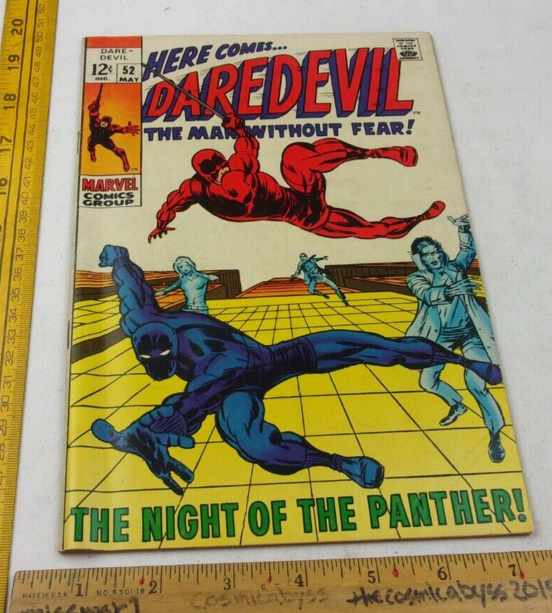 Daredevil #52 F- comic book 1960s silver age Black Panther app