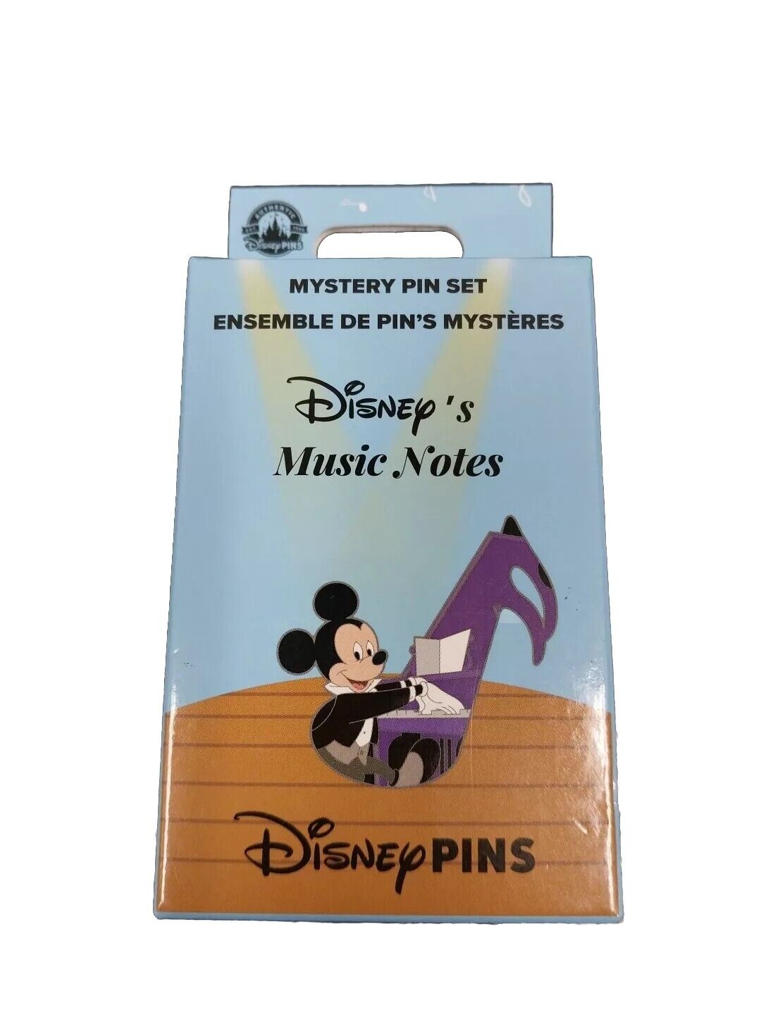 2023 Disney’s Music Notes Mystery Box Pin - 2 Pins In Box W/Original Seal