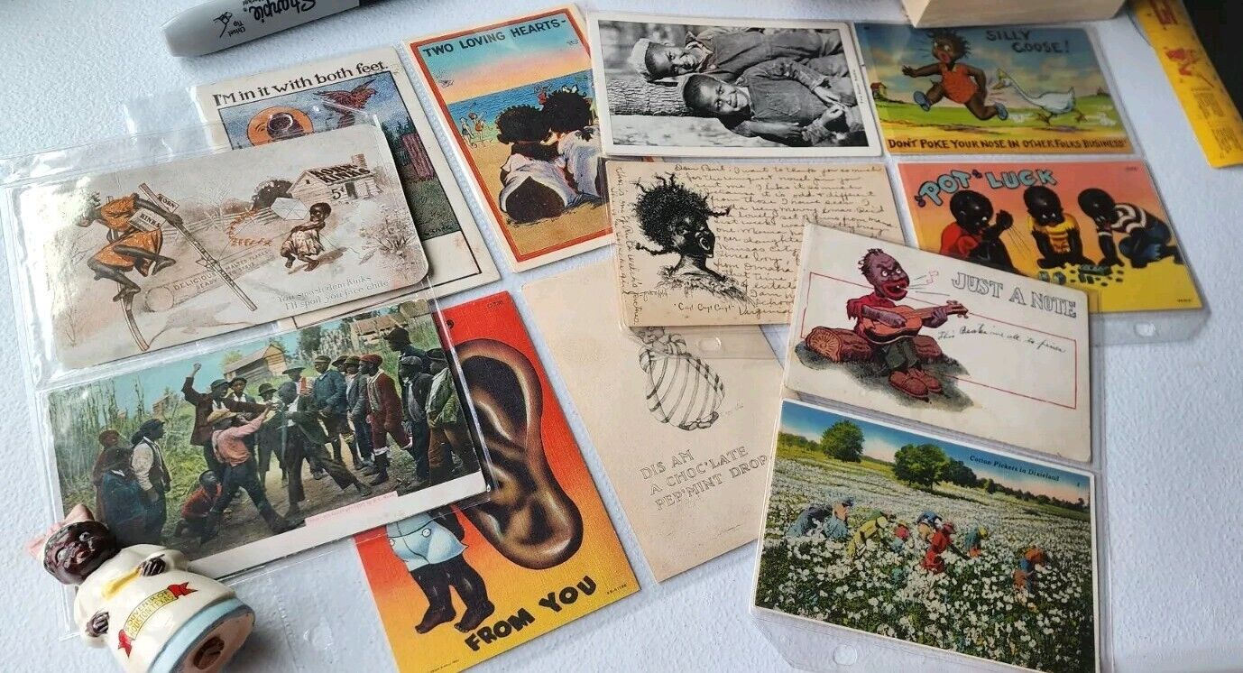 1907 Korn Kinks Souvenir Postcards Lot Salt Shaker Ephemera Rppc
