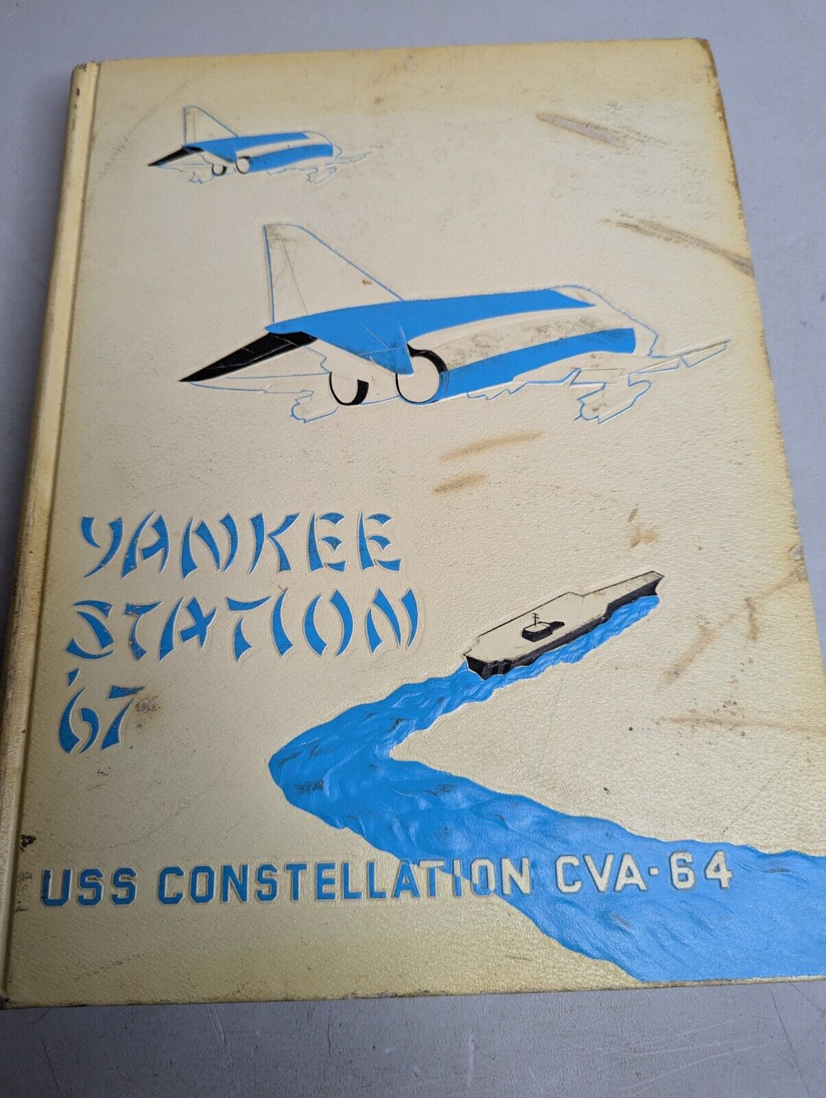 USS Constellation CVA-64 Yankee Station 1967 Cruise Book. Rare . 