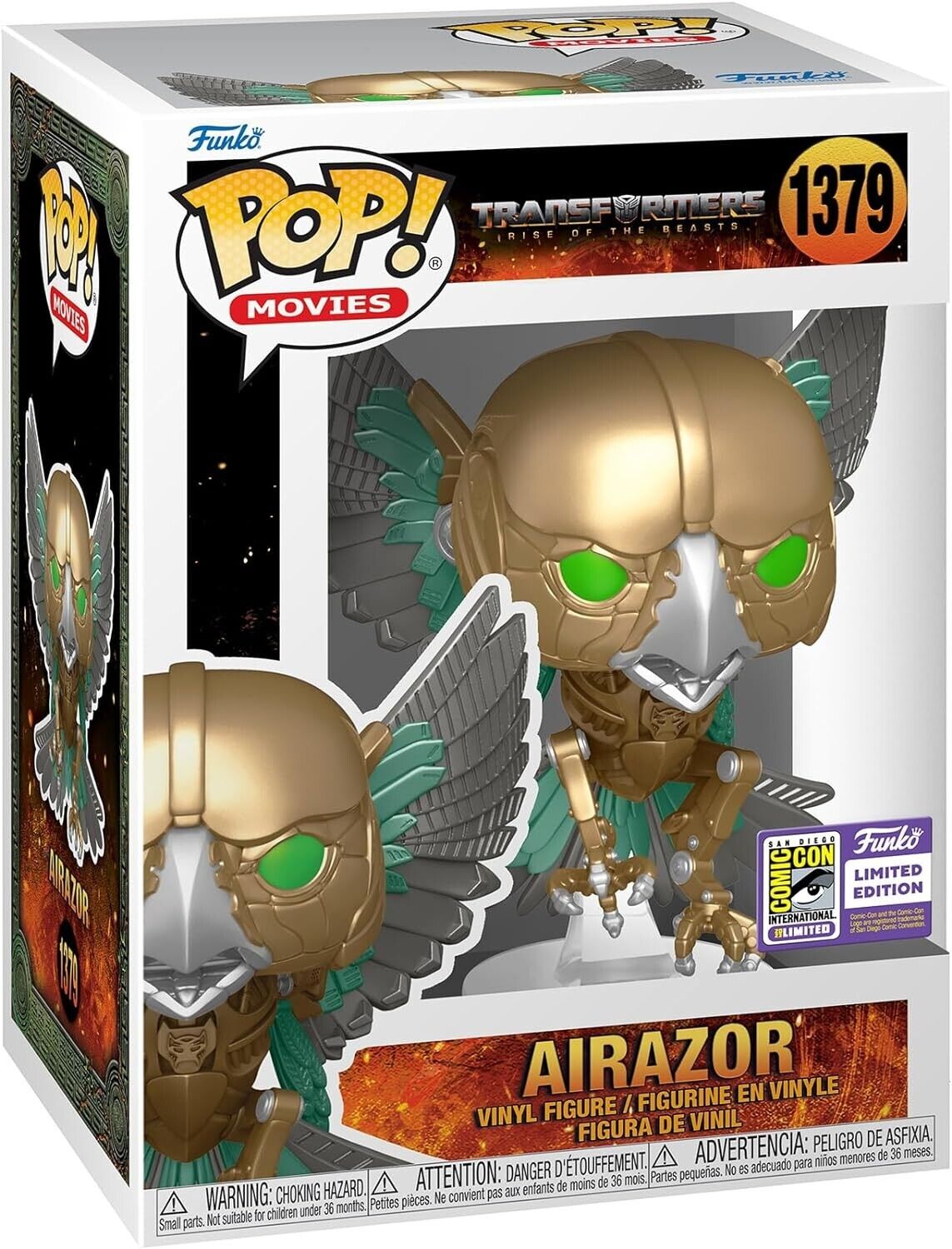 Funko POP Movies: Transformers Rise of The Beasts  Airazor Shared Sticker #1379