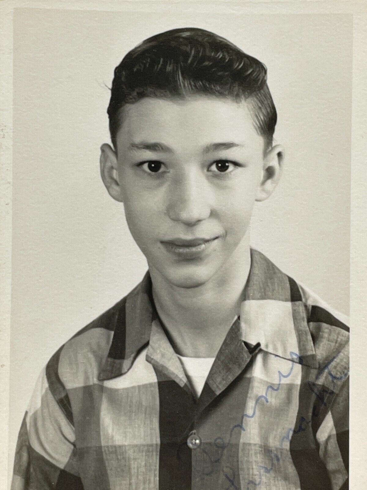 NF Photograph Boy Young Man School Class Photo 1950-60's Portrait