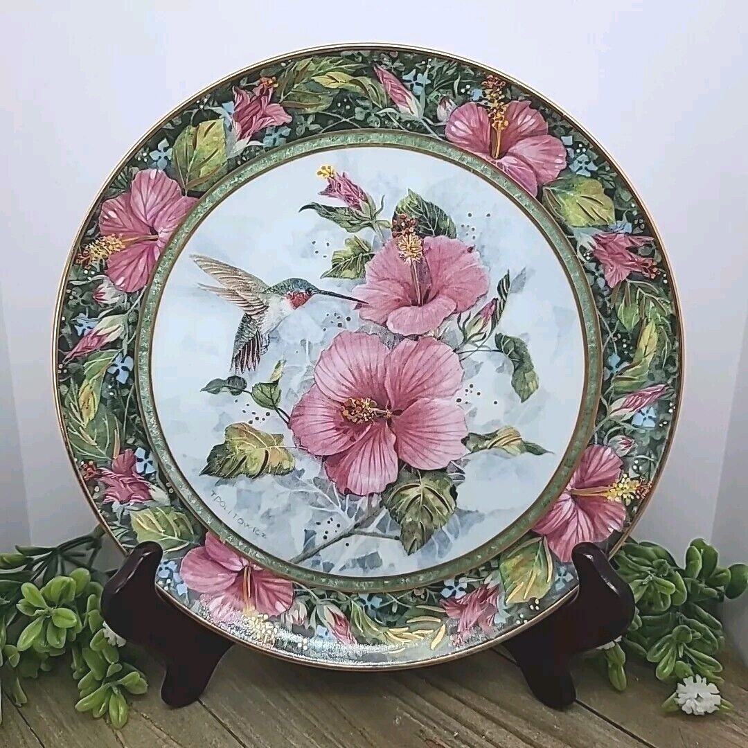 FRANKLIN MINT The Imperial Hummingbird HEIRLOOM ROYAL DOULTON PLATE 8