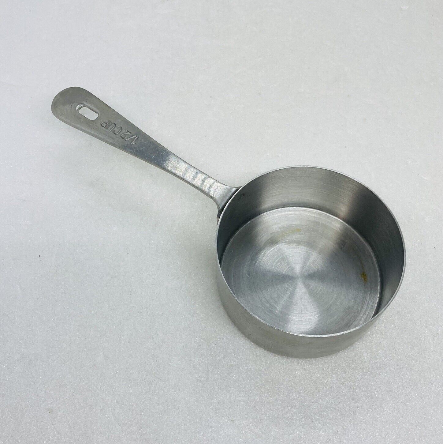 Vintage AMCO 1/2 Cup Measuring Cup 864 Stainless Steel Heavy Duty Korea 22