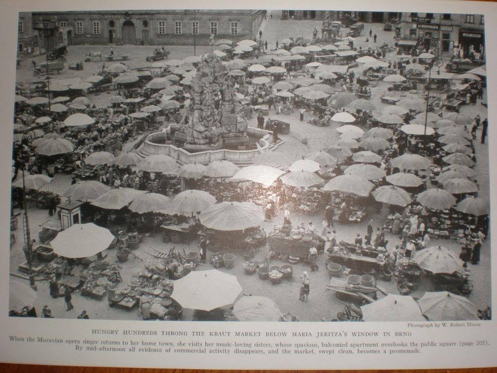 Czech Republic Brno market printed photograph 1938