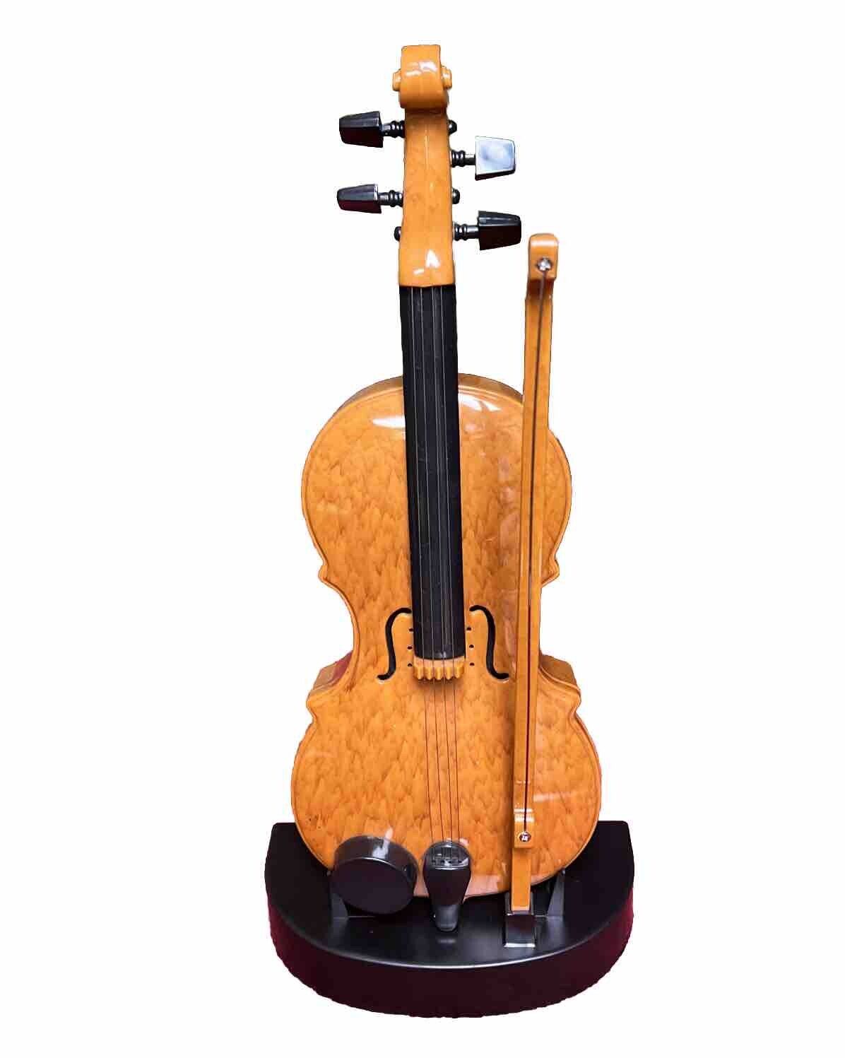Musical Violin w/Bow Plays Songs HOLIDAY & POPULAR-12” T W/Stand 4” W 4\