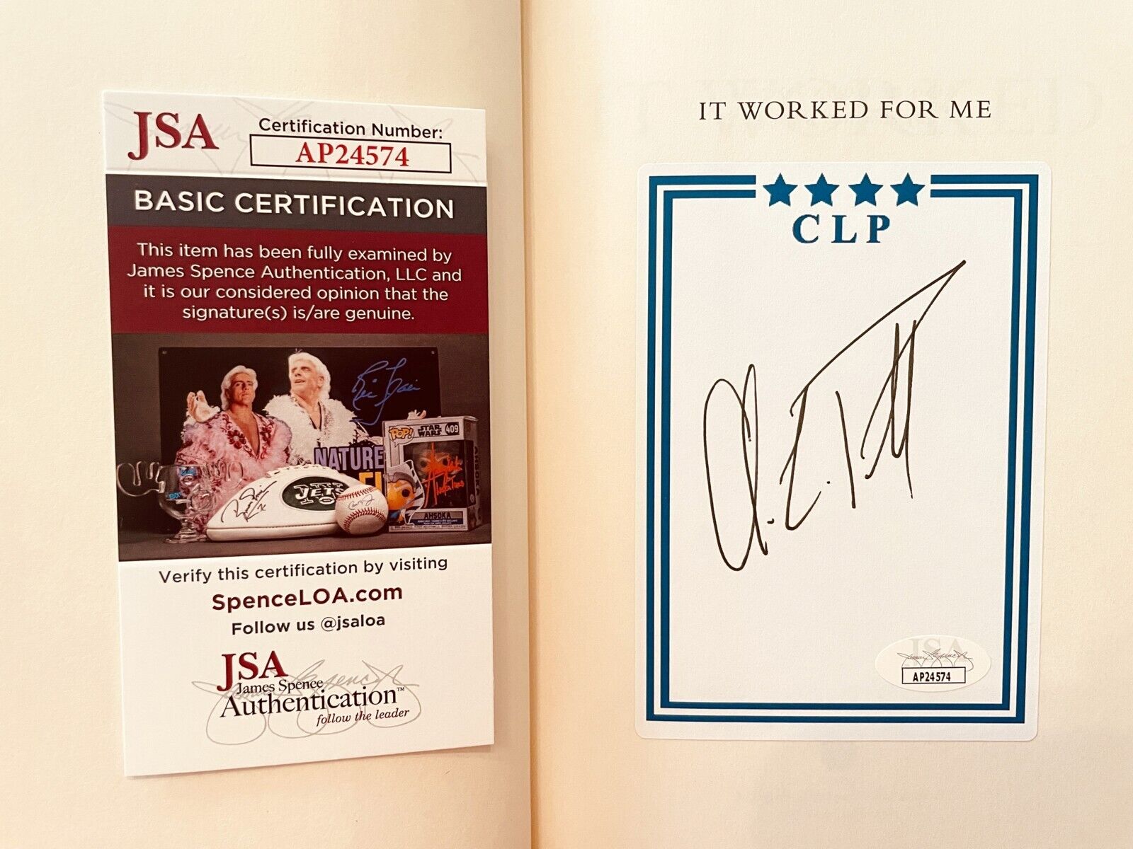 Colin Powell autographed signed autograph It Worked For Me hardcover book (JSA)