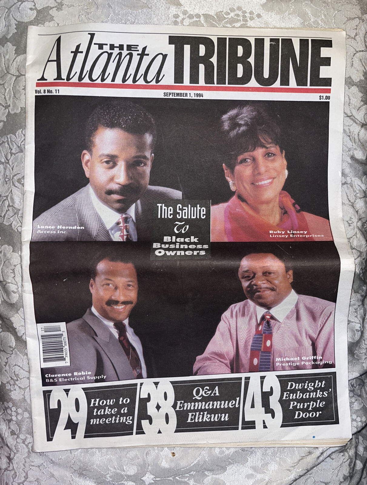 Vintage Collectible The Atlanta Tribune 