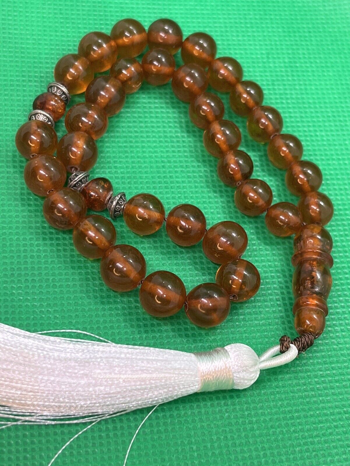 Natural Russian Amber Rosary 