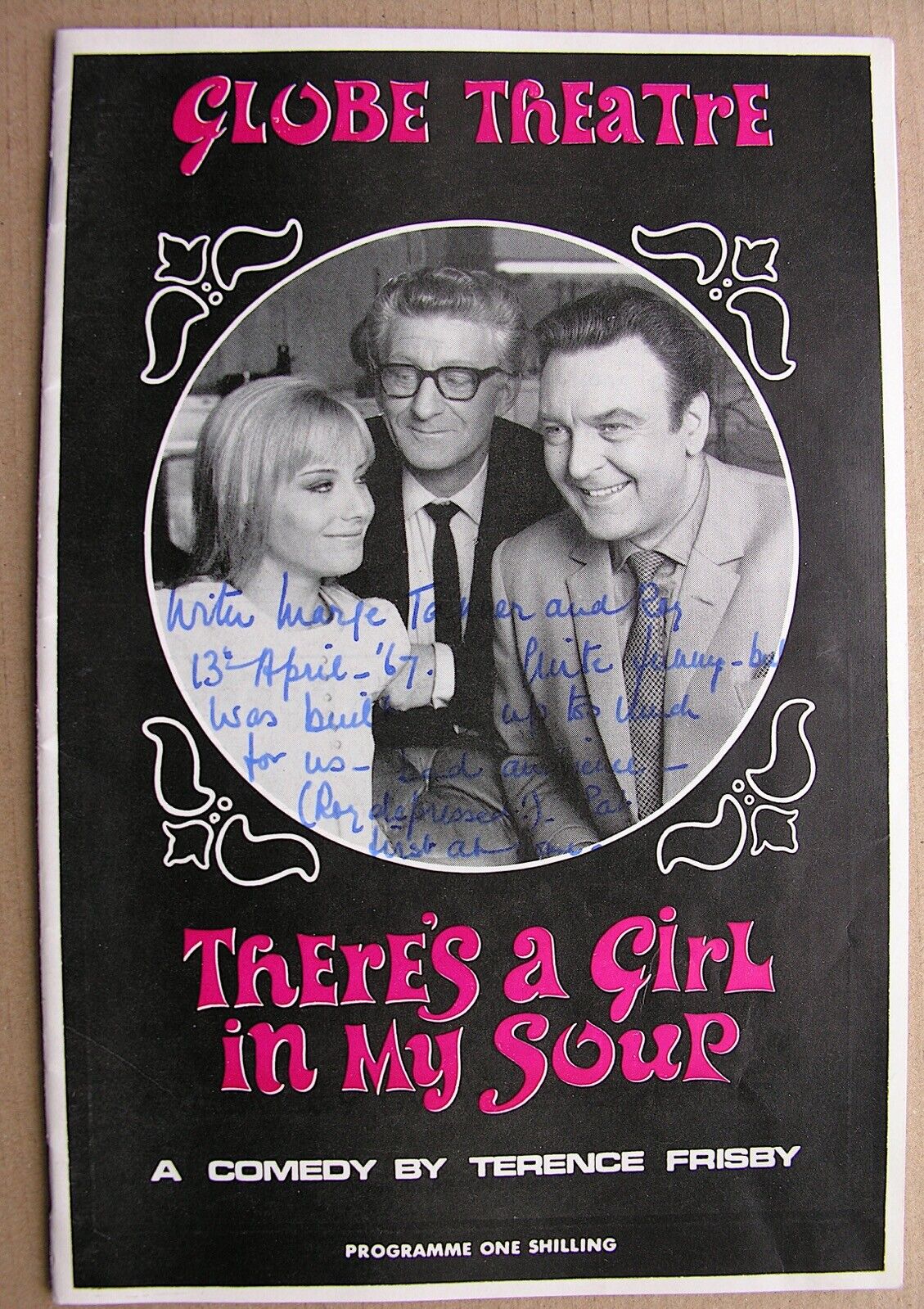 1967 THERE’S A GIRL IN MY SOUP Donald Sinden Jon Pertwee Jill Melford ANNOTATED