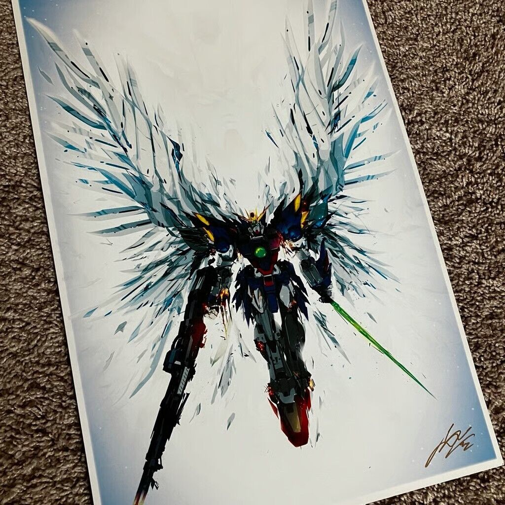 Gundam Wing “Endless Waltz” Art Print - Wing Zero Gundam - Signed