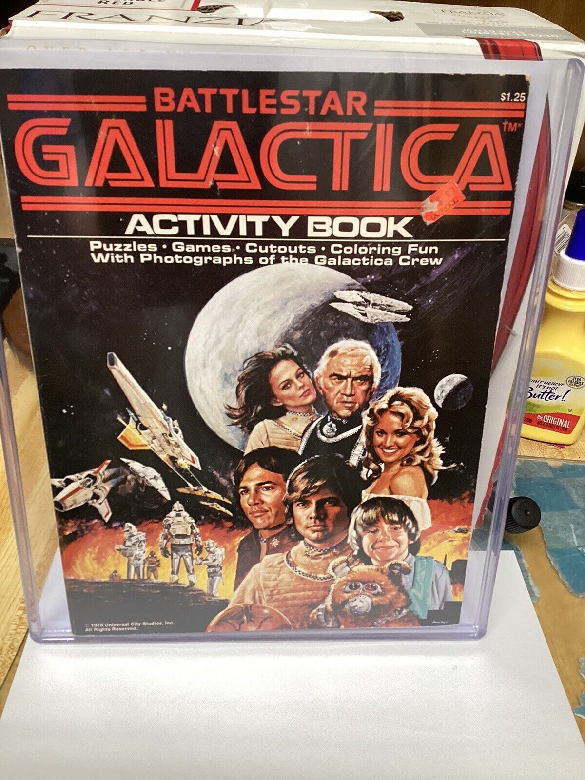 Vintage Battlestar Galactica Coloring & Activity Book 1978 New