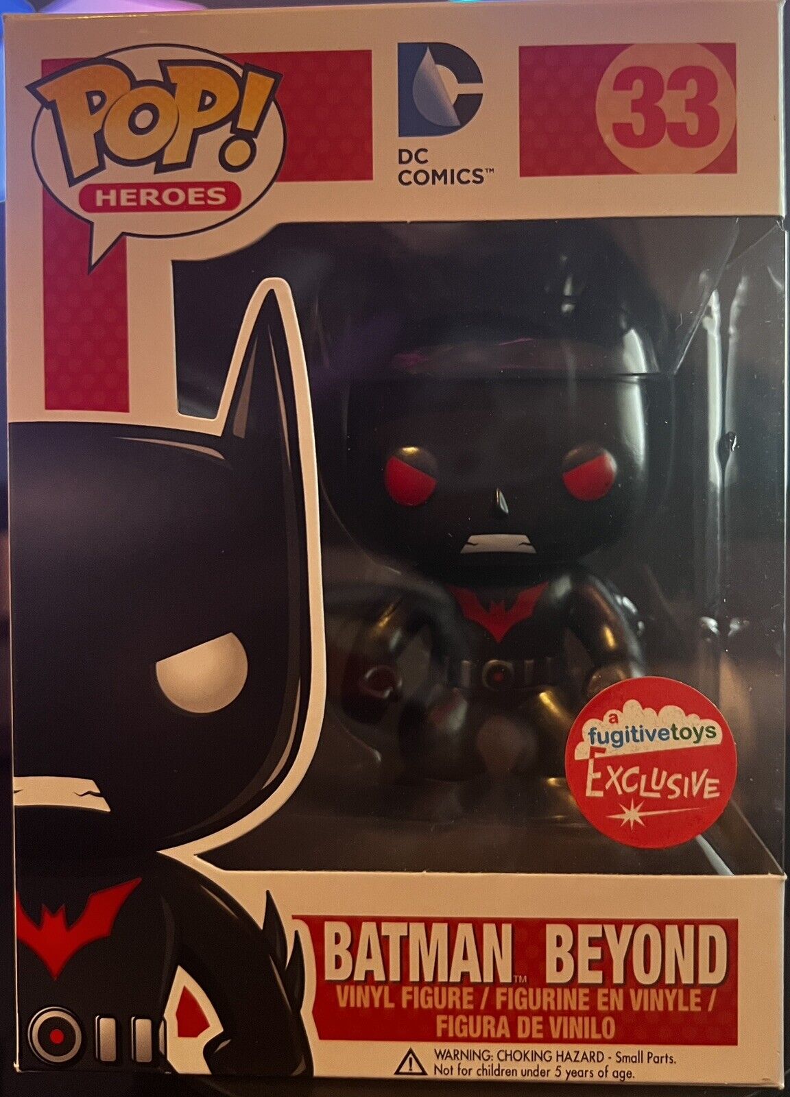 Batman Beyond #33 Metallic Fugitive Toys Exclusive Funko POP Heroes