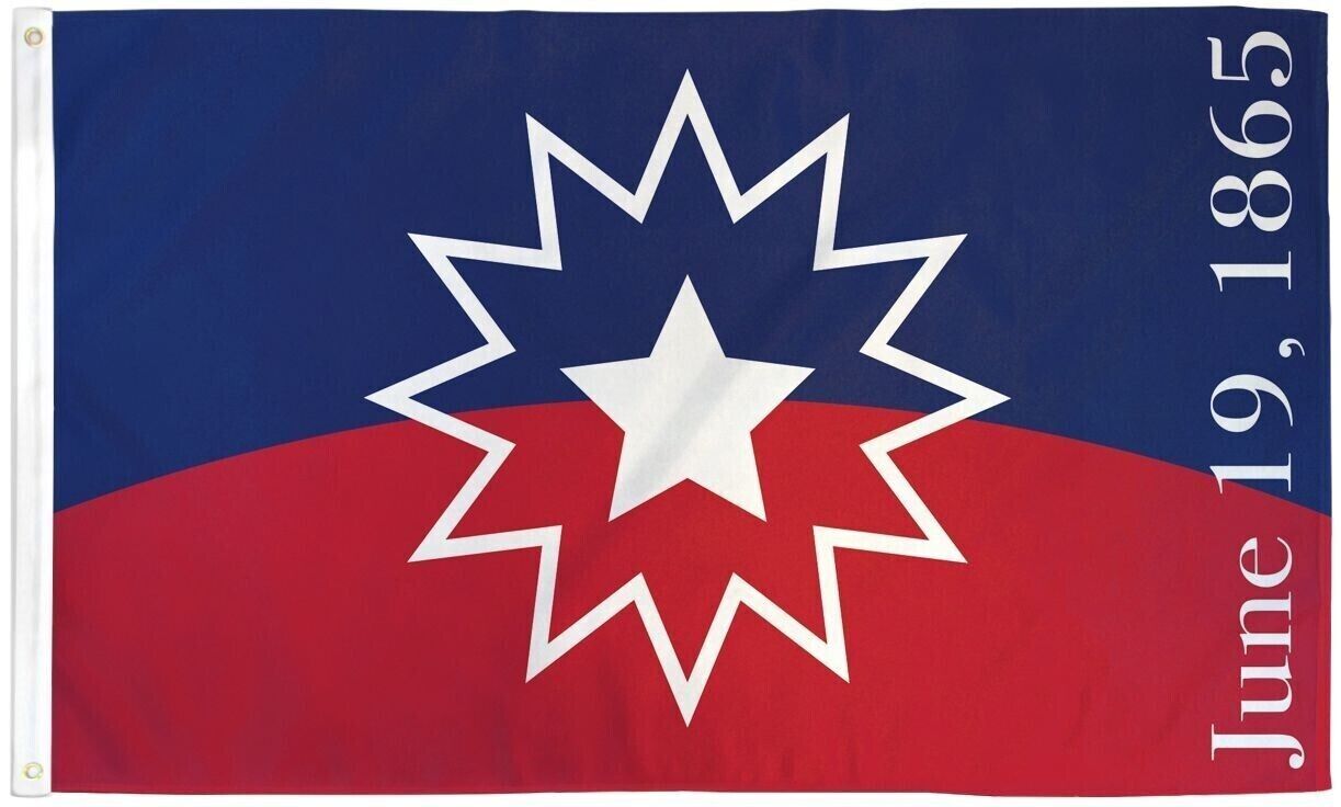 Juneteenth Flag 3x5 ft June 19th 1865 Federal Holiday Celebration Texas 19