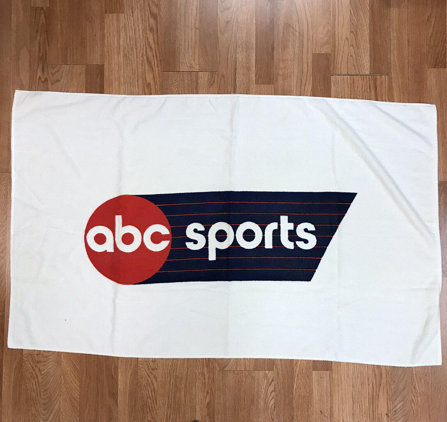 Vintage ABC Sports Beach Towel 58 in L x 34 in W Made in USA ESPN Bath Towel