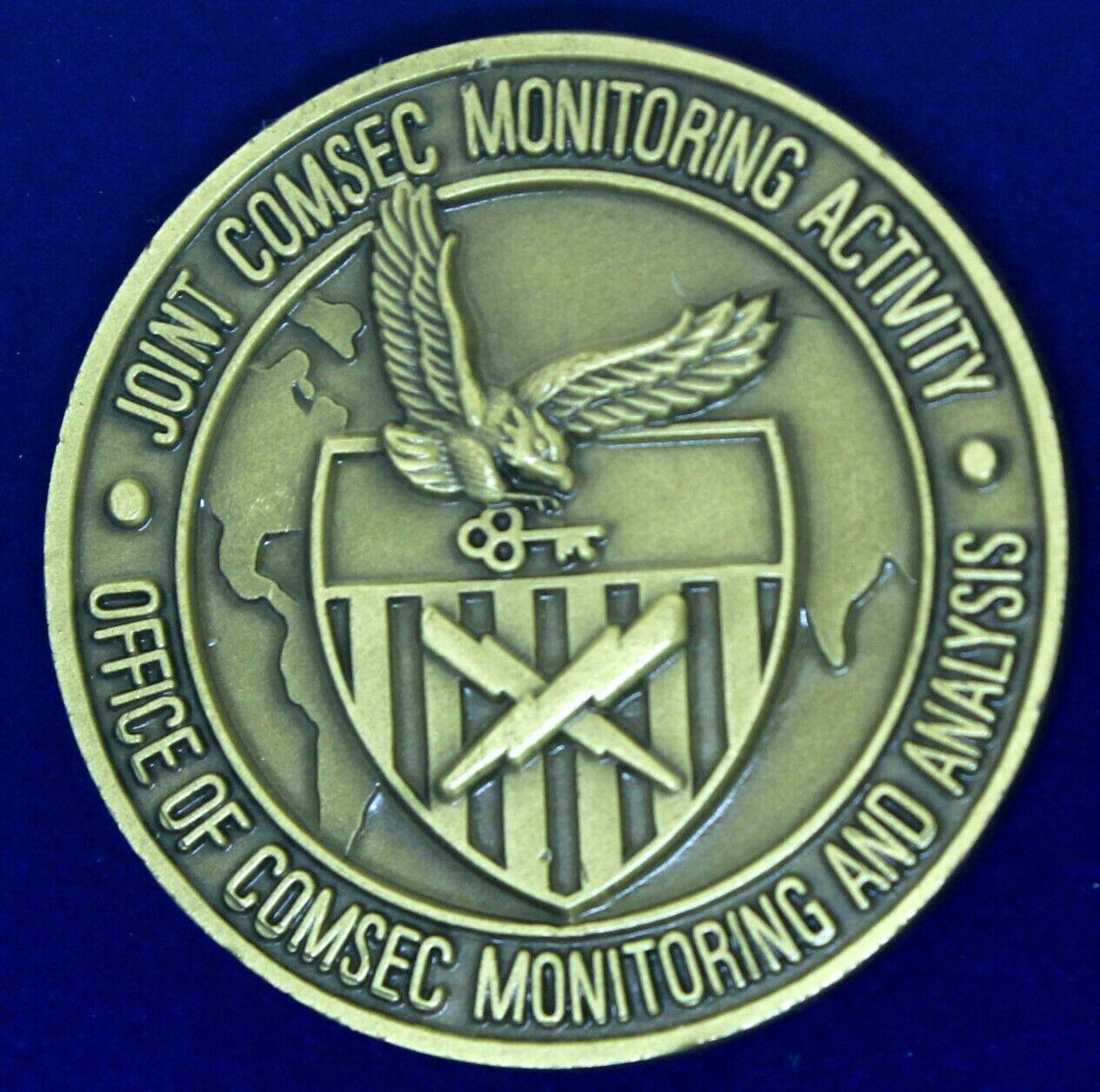 DOD Joint COMSEC Monitoring Activity & Analysis Challenge Coin X-8