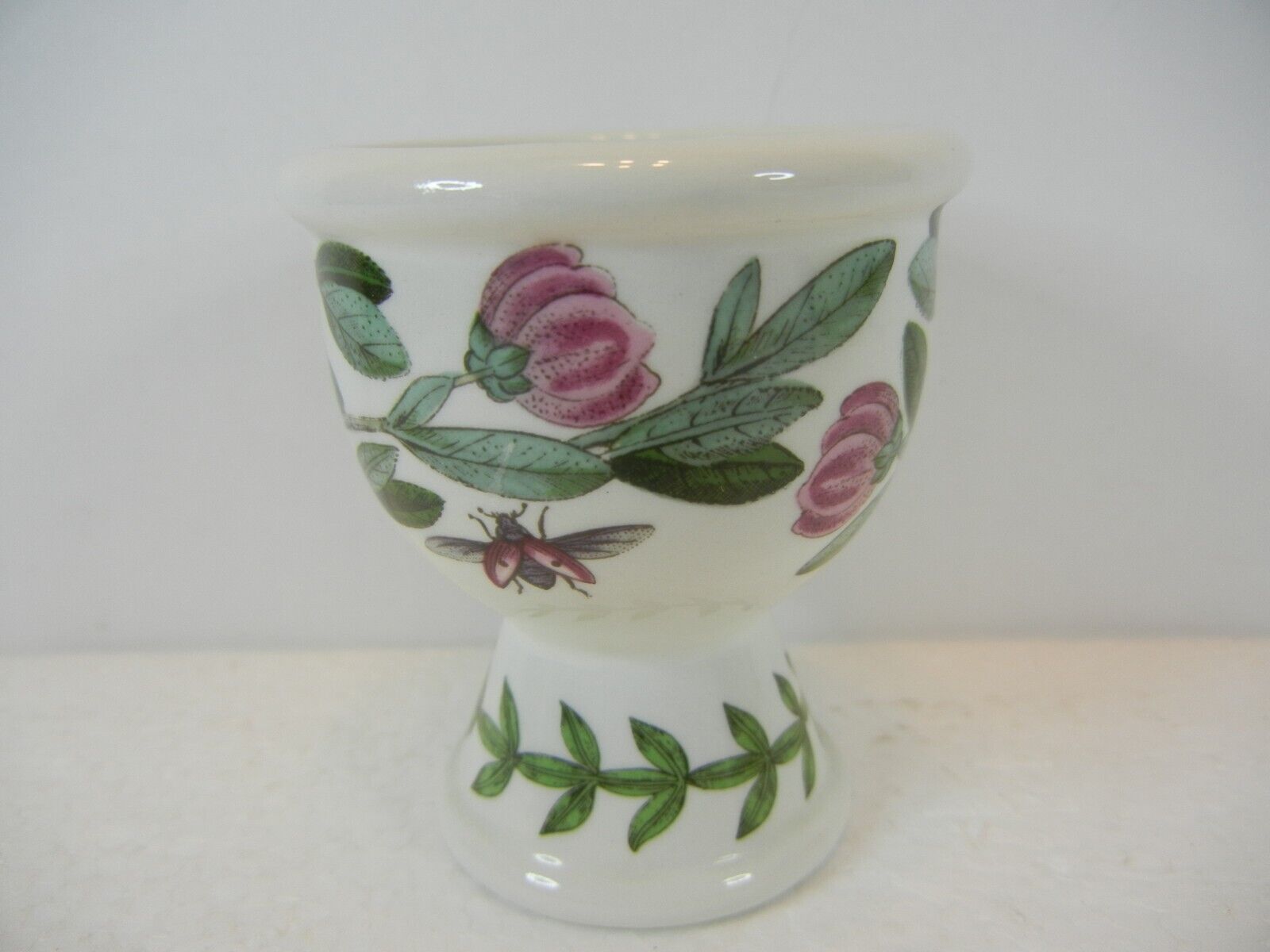VINTAGE PORTMEIRION BOTANIC GARDEN RHODODENDRON EGG CUP HAND PAINTED
