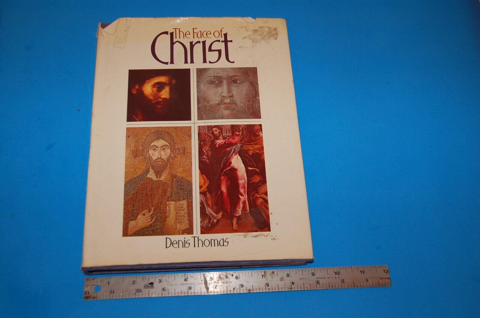 THE FACE OF CHRIST By Denis Thomas - Hardcover Book 1979 vintage