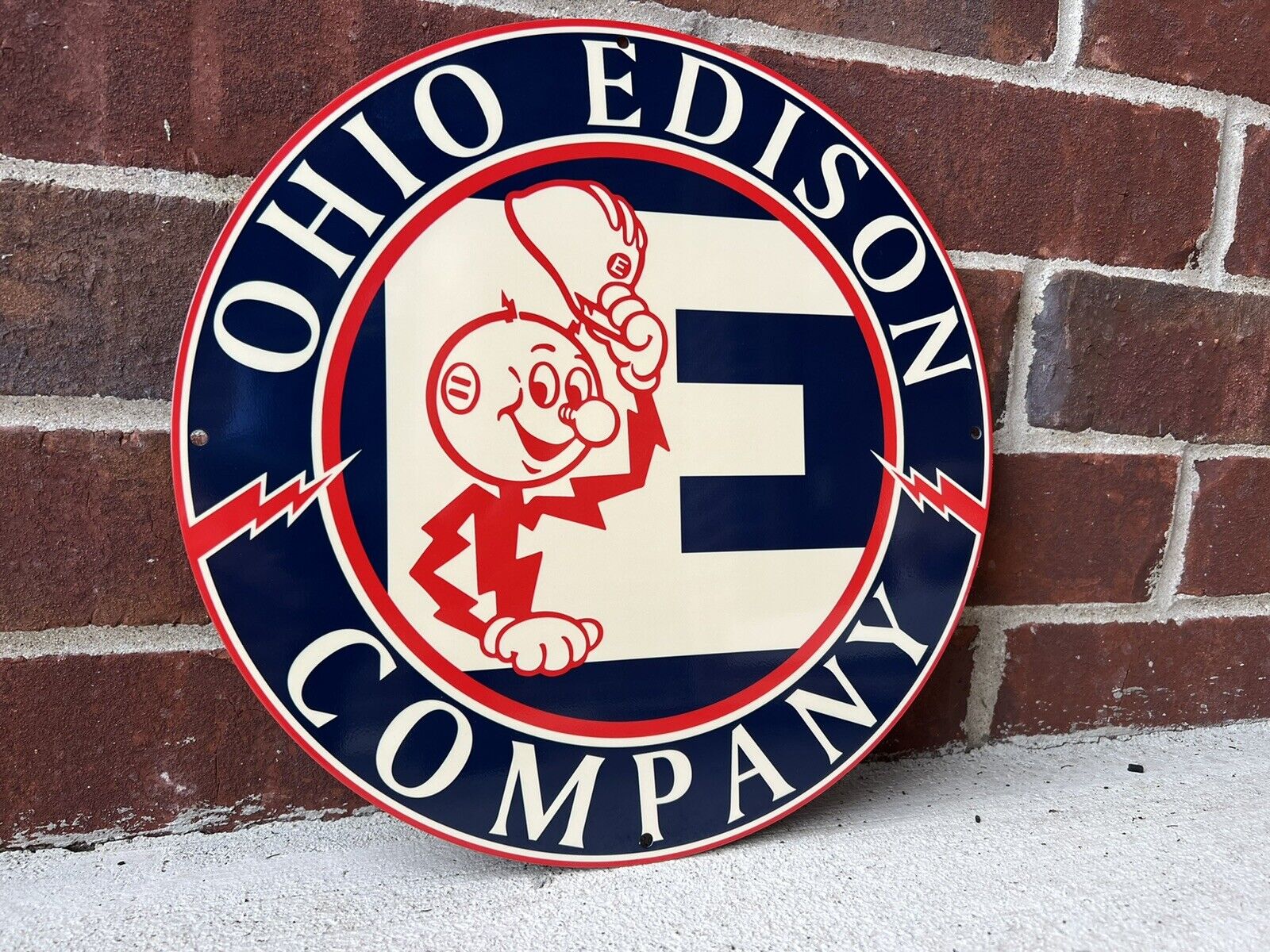 12in Ohio Vintage Style Heavy Steel Metal Sign Company