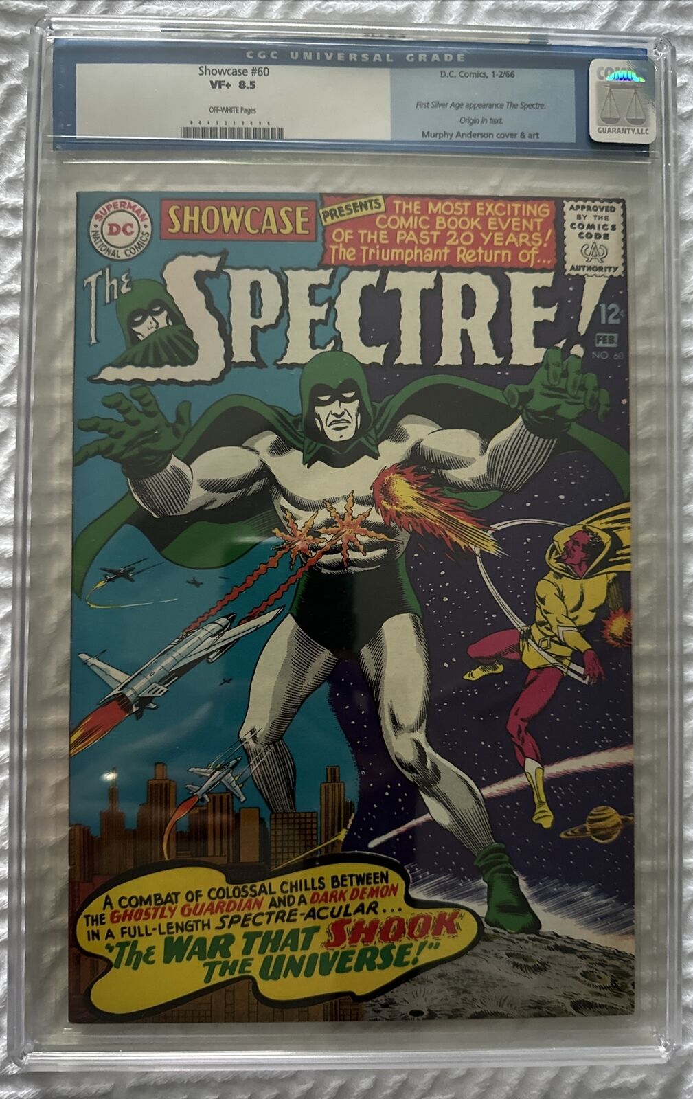 SHOWCASE #60 CGC 8.5 (OLD LABEL), FIRST SPECTRE KEY ISSUE 🔥🔥🔥