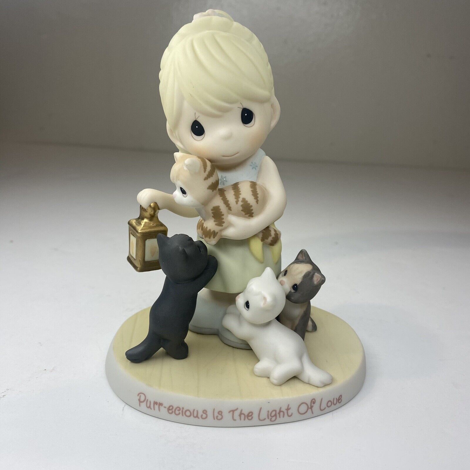 Precious Moments Hamilton Collection Purr-ecious Is The Light Of Love Figurine