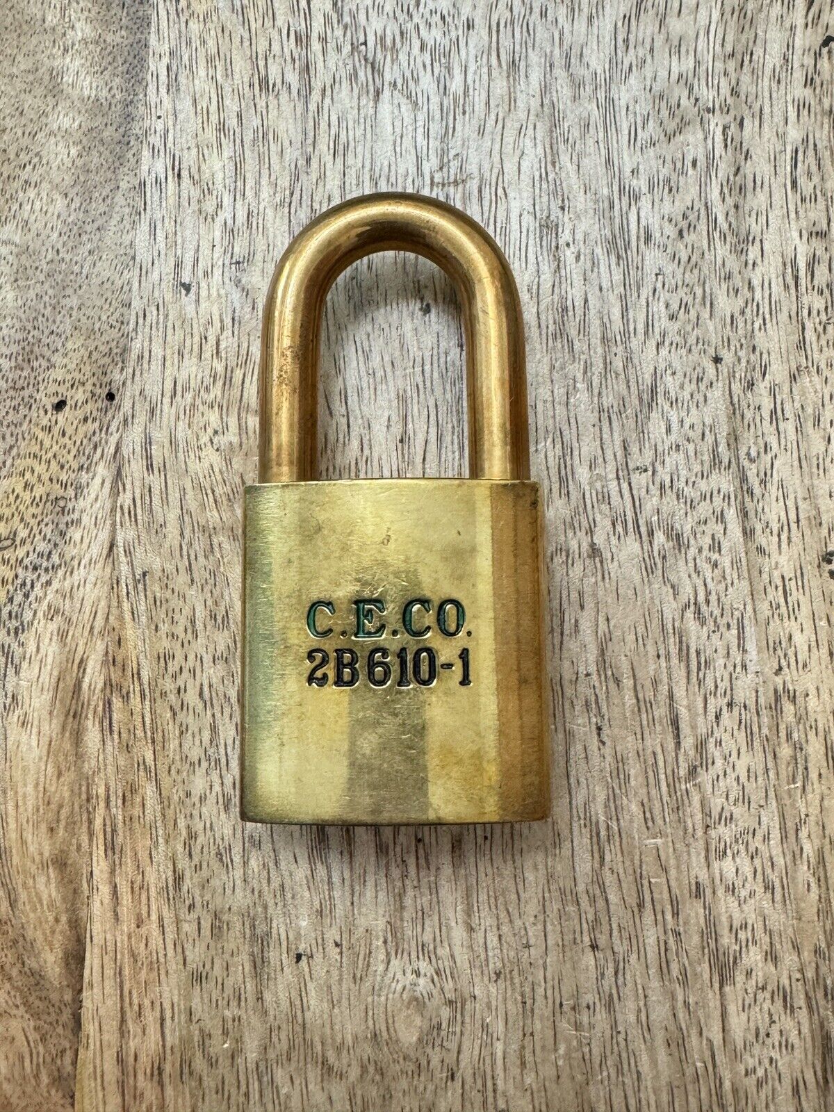 Vintage C. E. Co. Best Padlock No Key Lock