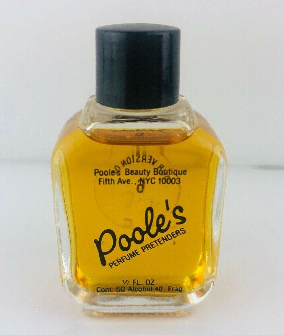 Vintage Poole's 5th Avenue Beauty Boutique Perfume Pretenders 5 oz #6 NOS