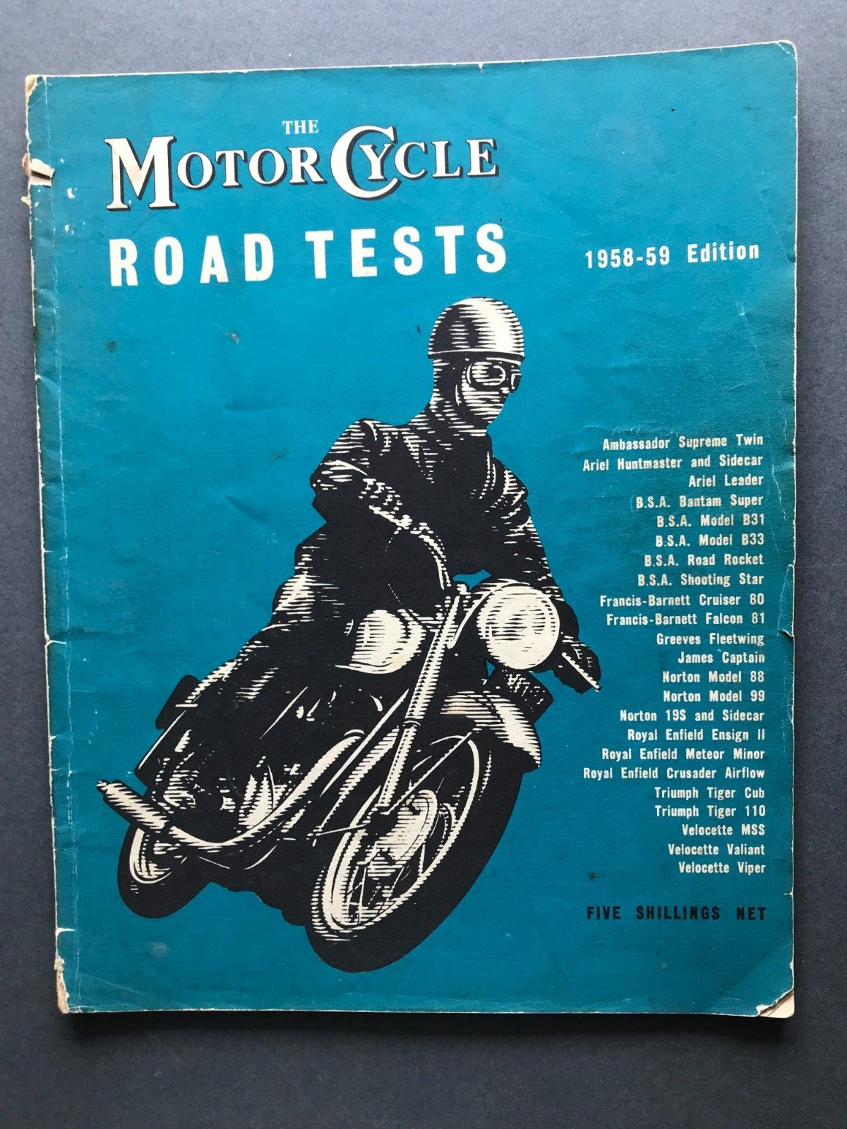Vintage 1958/59 Motorcycle Magazine Road Tests Ariel BSA Greeves Norton Triumph