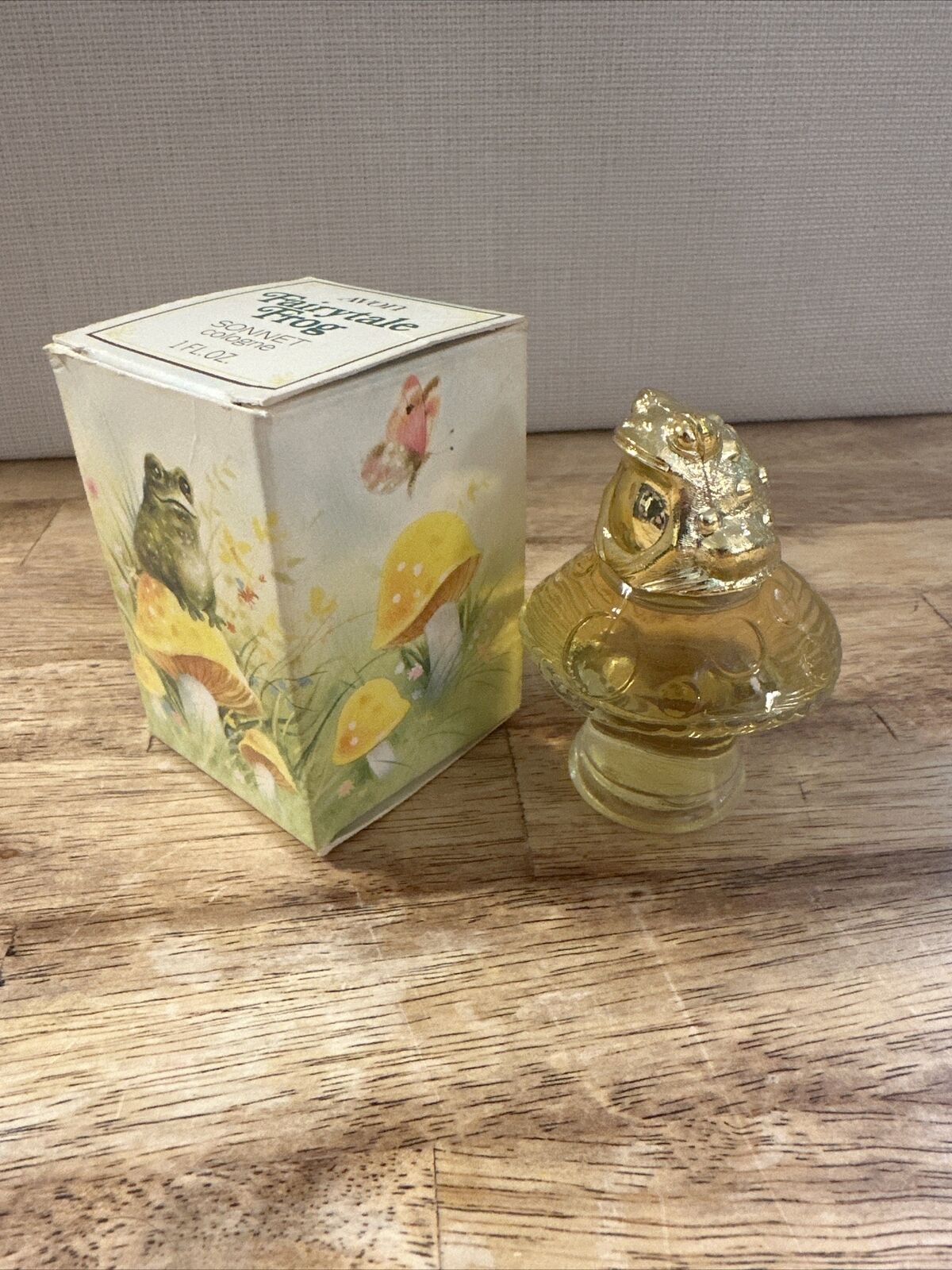 NEW Avon Fairytale Frog Sonnet Cologne 1 Fluid Ounce Full Bottle