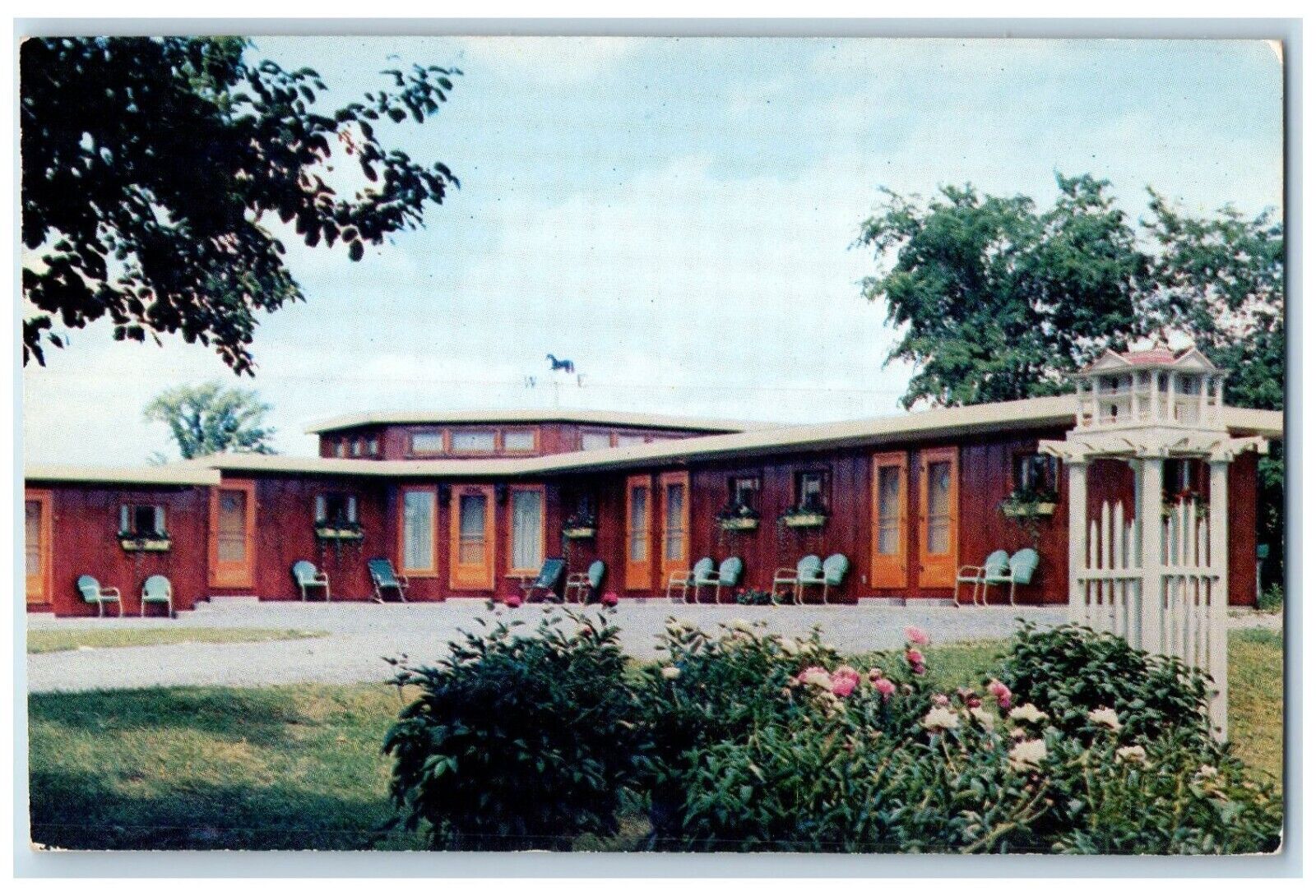 c1960\'s Hardy\'s Valley View Motels Watertown New York NY Vintage Postcard