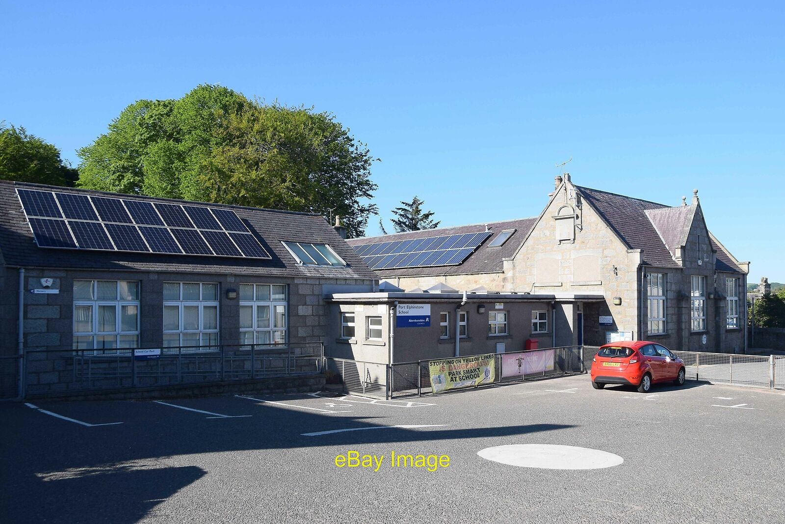 Photo 6x4 Port Elphinstone Primary School Inverurie Built 1870 and extend c2020