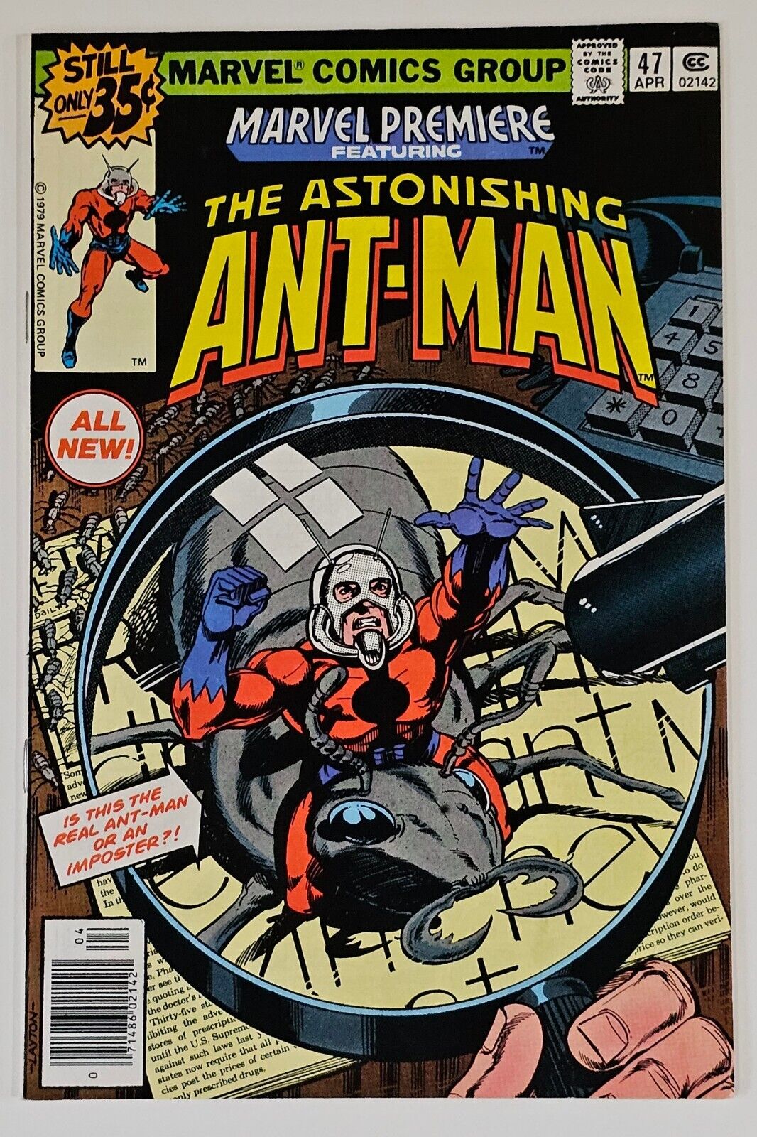 Marvel Premiere # 47 - 1st Scoot Lang as Ant-Man - John Byrne Bob Layton - 1979